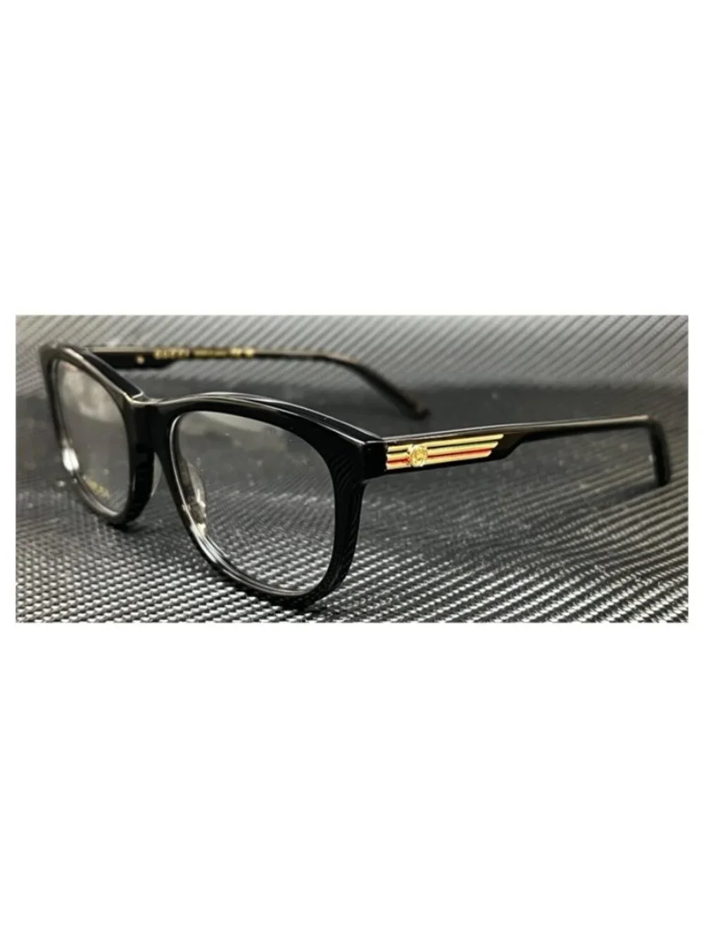 New Gucci Men Black Eyeglasses 55-17-145